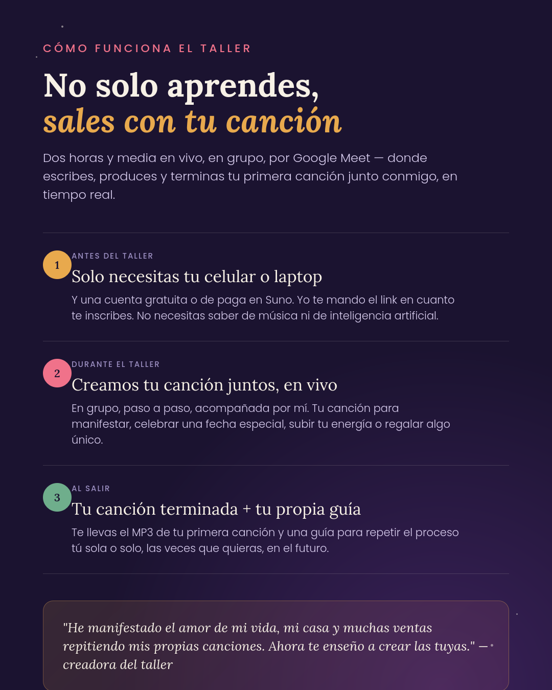 Workshop - Crea tu Música